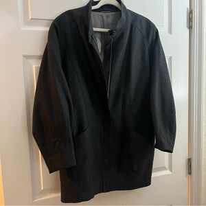 Vintage Hucke Gray Wool Coat 38